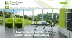 Desktop Screenshot of greenenergycontrols.com